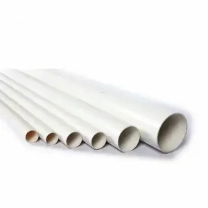 Taille et couleur personnalisées de haute qualité alimentation en eau et tuyau de drainage en plastique 40 20 Pvc