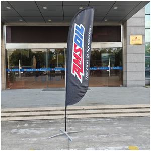 Настраиваемые наружные пляжные флаги с перьями, рекламные флаги с развевающимися флагами с бизнес-логотипом различных размеров и цветов - Product Image 2