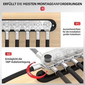 บัสบาร์แบตเตอรี่สำหรับงานหนัก 600A บัสบาร์สำหรับยานยนต์ 6 x 3/8"(M10) โพสต์ 12V - 48V บล็อกจ่ายไฟ - Product Image 5