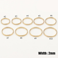 Mode 14K Or Rempli Plat Knuckle Anneaux Bijoux Femmes Cadeau Fête DIY Résultats