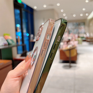 Custodia per telefono trasparente in tpu morbido anti giallo per <span class=keywords><strong>iphone</strong></span> <span class=keywords><strong>13</strong></span> <span class=keywords><strong>pro</strong></span> <span class=keywords><strong>max</strong></span> custodia per telefono con pellicola protettiva temperata copriobiettivo per fotocamera - Product Image 4