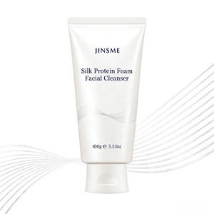Limpiador Facial Personalizado con Proteína de Seda OEM/ODM 120g, Espuma Rica en Ácido Hialurónico Doble, Limpieza Profunda e Hidratante - Product Image 5