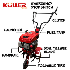 Tracteur <span class=keywords><strong>rotatif</strong></span> miniature pour jardin, machine agricole 7Hp, motoculteur <span class=keywords><strong>manuel</strong></span>, <span class=keywords><strong>cultivateur</strong></span>, moteur 140CC, largeur de travail 360MM - Product Image 3