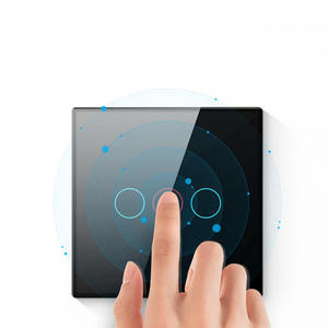 Yieryi phổ Có/không có kính trung tính tường EU 1 2 3 4 gang cảm ứng ánh sáng tuya RF433 + Wifi thông minh chuyển đổi - Product Image 2