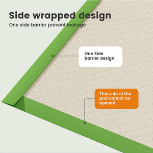 Coussinets d'apprentissage <span class=keywords><strong>pour</strong></span> chien jetables, écologiques, grande taille 28*34 pouces, verts, 6 <span class=keywords><strong>couches</strong></span>, anti-fuites, haute absorption - Product Image 4