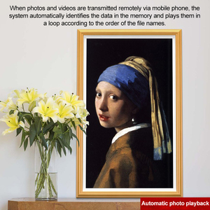 Marco DE FOTOS Digital Nft de 21,5/32/43/55 pulgadas, aplicación Wifi, pantalla comercial Nft, Marco criptográfico de arte Digital con Software Cms gratuito - Product Image 4