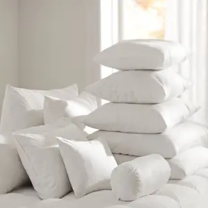 Otel koleksiyonu tekstil yatak yastık rahat beyaz kaz aşağı yastık süper yumuşak elyaf kabarık yastıklar uyku için