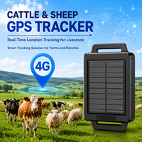 Rastreador de Ganado y Ovejas con GPS LBS 4G de Posicionamiento Preciso, Portátil, Resistente al Agua IP67, Seguimiento en Tiempo Real, Control Remoto Adecuado