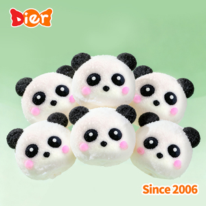Caramelos al por mayor etiqueta privada personalizada 3D Panda malvavisco sabor afrutado suave <span class=keywords><strong>caramelo</strong></span> aperitivos algodón <span class=keywords><strong>de</strong></span> azúcar para café <span class=keywords><strong>Mate</strong></span> Snack OEM - Product Image 3