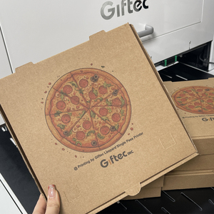 เครื่องพิมพ์ถุงแบบไม่ทอ giftec เครื่องพิมพ์ดิจิทัลบรรจุภัณฑ์แบบผ่านเดียวพร้อมเครื่องพิมพ์กล่องพิซซ่าอิงค์เจ็ทแบบอัตโนมัติ - Product Image 4