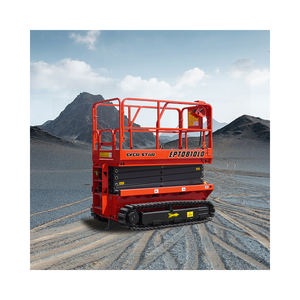 Plate-forme kerja Crawler udara, gunting hidrolik mendorong sendiri, Plate-forme pengangkat meja gunting listrik - Product Image 3