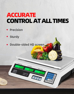Bestseller Gutes Feedback 40kg Balanza Electronica Gewichts funktion AC & DC 18kg/16kg 1g/2g/5g/10g Yongzhou LED/LCD YZ-208C farm - Product Image 3
