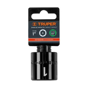 BOX 6 Douilles à chocs de 1 pouce, 6 points, entraînement de 1/2 pouce, TRUPER - Product Image 3