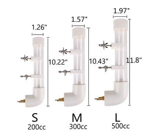 Jaula de accesorios para aves, botella de alimentación de agua para pájaros, bebedero automático para mascotas, dispensador de agua para loros, macaws, cacatúa - Product Image 5