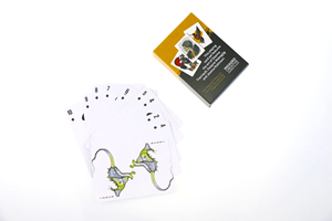 ไพ่พิมพ์ลายการ์ตูนขนาดมาตรฐานพื้นโต๊ะกระดาษบันเทิงออกแบบโลโก้ได้ตามต้องการ - Product Image 2