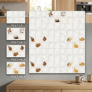 Carreaux muraux en céramique émaillée brillante de qualité supérieure, prix le plus bas, 250x375mm, design cuisine, 10x15, 30x45, 20x30, 30x60, 12x18 - Product Image 5