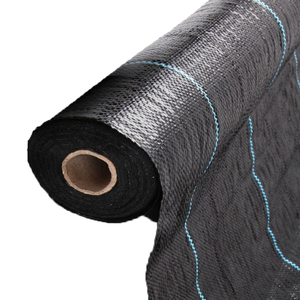 Agricultural Greenhouse Black PP Woven WeedMat Weed Control Fabric Mat plastic pp anti weed agro weed control barrier