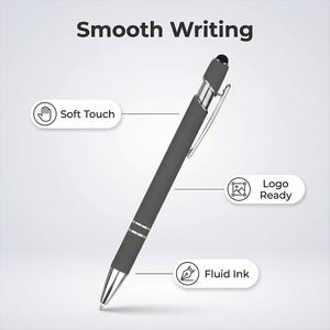 Bolígrafo Stylus Promocional de Aluminio Económico con Punta de Goma Suave para Pantalla Táctil, Bolígrafo Duradero con Logotipo Personalizado para Regalos Promocionales - Product Image 4
