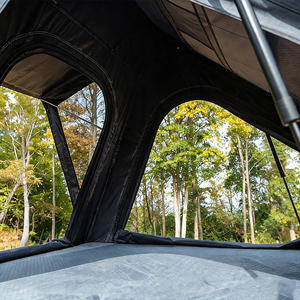 เต็นท์แคมป์ปิ้งกลางแจ้งกันน้ำสำหรับรถออฟโรด 4x4 ใช้ได้ทุกฤดู พร้อมหลังคาแข็งอลูมิเนียมและผ้าใบคลุมหลังคารถ - Product Image 3