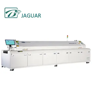 Nhà Sản Xuất JAGUAR Dễ Dàng Cài Đặt Dễ Dàng Vận Hành Điều Khiển Máy Tính 8 Zone SMT Reflow Oven Để Lắp Ráp PCB