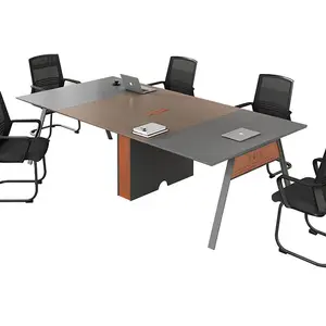 Rectangle metal legs meeting table boardroom tables modern conference table