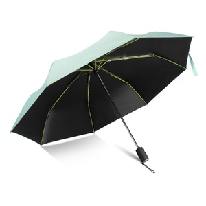 New Modern Oem Odm Custom logo <b>Windproof</b> Good Quality Automatic Custom 3 Fold <b>Umbrella</b> Turquoise <b>Umbrellas</b> for Adult 190T Pongee - Product Image 1