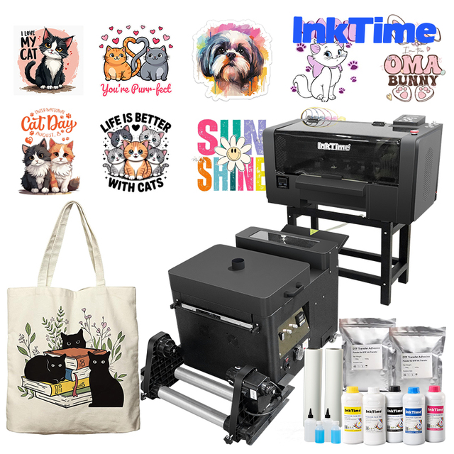 Uv Dtf Printer 30cm Uv Dtf A3 Sticker Printer Transfer with Laminator for Small Business