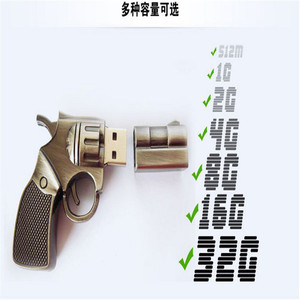 Súng Hình Ổ Đĩa Flash USB Bút 1TB 16GB 8GB 64GB 128GB <span class=keywords><strong>Memory</strong></span> <span class=keywords><strong>Stick</strong></span> 3.0 & 2.0 Giao Diện Kim Loại & PVC 2GB Công Suất - Product Image 5
