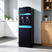 Le distributeur d'eau électronique le plus populaire en noir et bleu