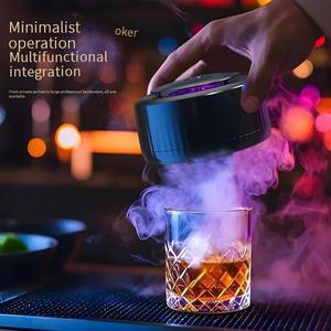 Wholesale Premium Portable Whiskey Smoker Kit ABS+PA Plastic Reusable Eco-Friendly <b>Bar</b> <b>Tool</b> Modern Luxury - Product Image 3