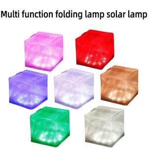 New Portable Solar Light Weaving Creative Light Outdoor <b>Camping</b> Light Multi Functional Folding Rescue Signal <b>Lantern</b> - Product Image 5