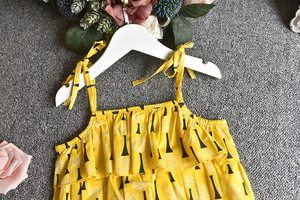 Fournisseur chinois de vêtements pour enfants, jolies culottes pour filles, ensemble de 2 pièces, vêtements d'été - Product Image 2