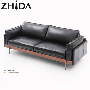 Sofá Seccional de cuero, conjunto de muebles de Italia, conjunto de sofá de salón de diseño grande y moderno de lujo - Product Image 4