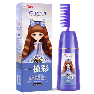 Tinta per <span class=keywords><strong>Capelli</strong></span> Semi-Permanente Eco One-Stroke di Changyi, Popolare tra le Donne, Naturale, Non Irritante, Autentica Crema a Base Vegetale per Uso Domestico - Product Image 1