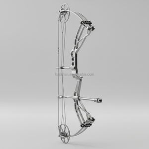 Лук блочный для точной стрельбы из алюминия 6061, обработанный на ЧПУ, для правой руки, регулируемая сила натяжения 30-70 фунтов, скорость 320 футов/с - Product Image 1