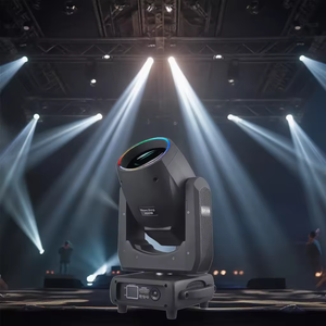 Xinqiyi <span class=keywords><strong>Lite</strong></span> lyre sharpy 300W ปริซึมราชาขยับหัวลำแสงพร้อมไฟ LED วงแหวนเที่ยวบินเคสสำหรับงานปาร์ตี้คลับ - Product Image 1