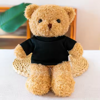 Jouets Songshan, mini ours en peluche personnalisé pour la sublimation sur t-shirt, vente en gros, logo personnalisable, ours en peluche, jouets en peluche