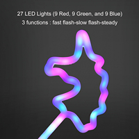 Baguettes LED Licorne Magiques pour Fêtes d'Anniversaire Thème Princesse et Accessoires pour Soirées Contes de Fées pour Enfants – Lots de Cadeaux en Gros