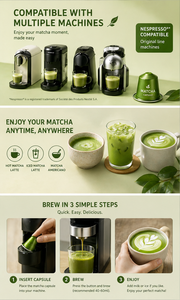 Té Verde Matcha de Hunan en Polvo, Té Adelgazante con Beneficios para la Salud, Caja con Sobres - Product Image 6