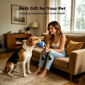 Balle interactive intelligente pour chien avec corde à plumes, activée par le mouvement automatique pour chiens - Product Image 3
