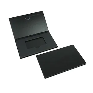 Customize Luxury OEM Black Gift Card Box Business NFC VIP Credit Card Packaging Cardboard Paper Box