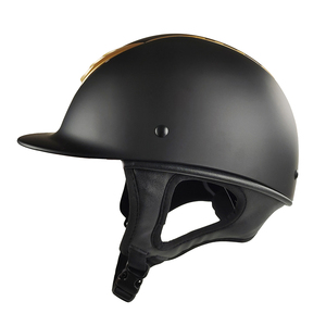 CE EN-1384規格適合 OEM高品質乗馬用ヘルメット 高級乗馬用ヘルメット レザーストラップ付き 子供・大人向け - Product Image 2