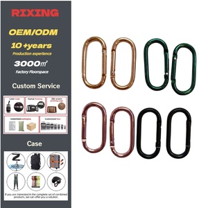 Mosquetón de Aluminio Ovalado Tipo <span class=keywords><strong>O</strong></span> de Bajo Precio, 5cm 6cm, Hebilla para Bolsa, Venta Directa de Fábrica - Product Image 1