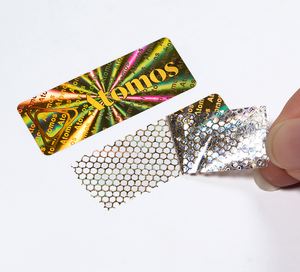 Hình dạng tùy chỉnh Scratch-off Hologram Sticker Làm xáo trộn hiển nhiên xem tag nhà máy <span class=keywords><strong>s</strong></span>ản xuất trực tiếp từ Trung Quốc với giá nhà máy - Product Image 2