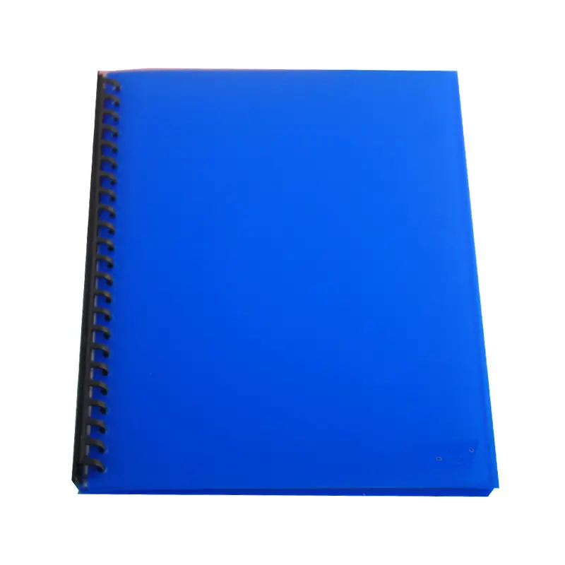 Multi-pocket PP Plastic Ring Binder Folder Spiral Refillable Clear Display Books A4 size 23 holes clear book for documents