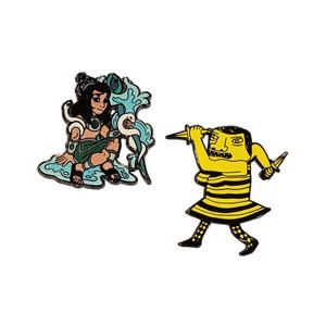 थोक रंगीन डिजाइन लिलो और सिलाई चरित्र नरम तामचीनी पिन उच्च गुणवत्ता वाले मुक्त डिजाइन कारखाने प्रत्यक्ष बिक्री लैपल पिन - Product Image 5