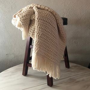 Y-W Chunky Couverture En Tricot Pleine grandeur main Gros franges au crochet jeter Décor À La Maison Les Cascades Jeter Couverture - Product Image 4