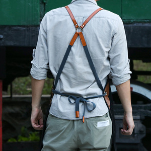 Delantal <span class=keywords><strong>de</strong></span> lona <span class=keywords><strong>para</strong></span> hombre y mujer <span class=keywords><strong>para</strong></span> peluquería, manicura, té <span class=keywords><strong>de</strong></span> la leche, café, tienda <span class=keywords><strong>de</strong></span> flores con estampado <span class=keywords><strong>de</strong></span> restaurante - Product Image 2