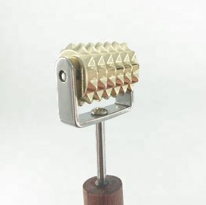 Kolay kullanım akupunktur masaj yüz refleksoloji güzellik aracı akupunktur uyarıcı makaralı ahşap saplı - Product Image 4