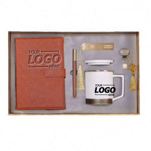 Personalized Corporate Gift <b>Set</b>: Branded <b>Notebook</b> & Tumbler - Perfect for Employee Appreciation, Events & Promotional Giveaways - Product Image 1